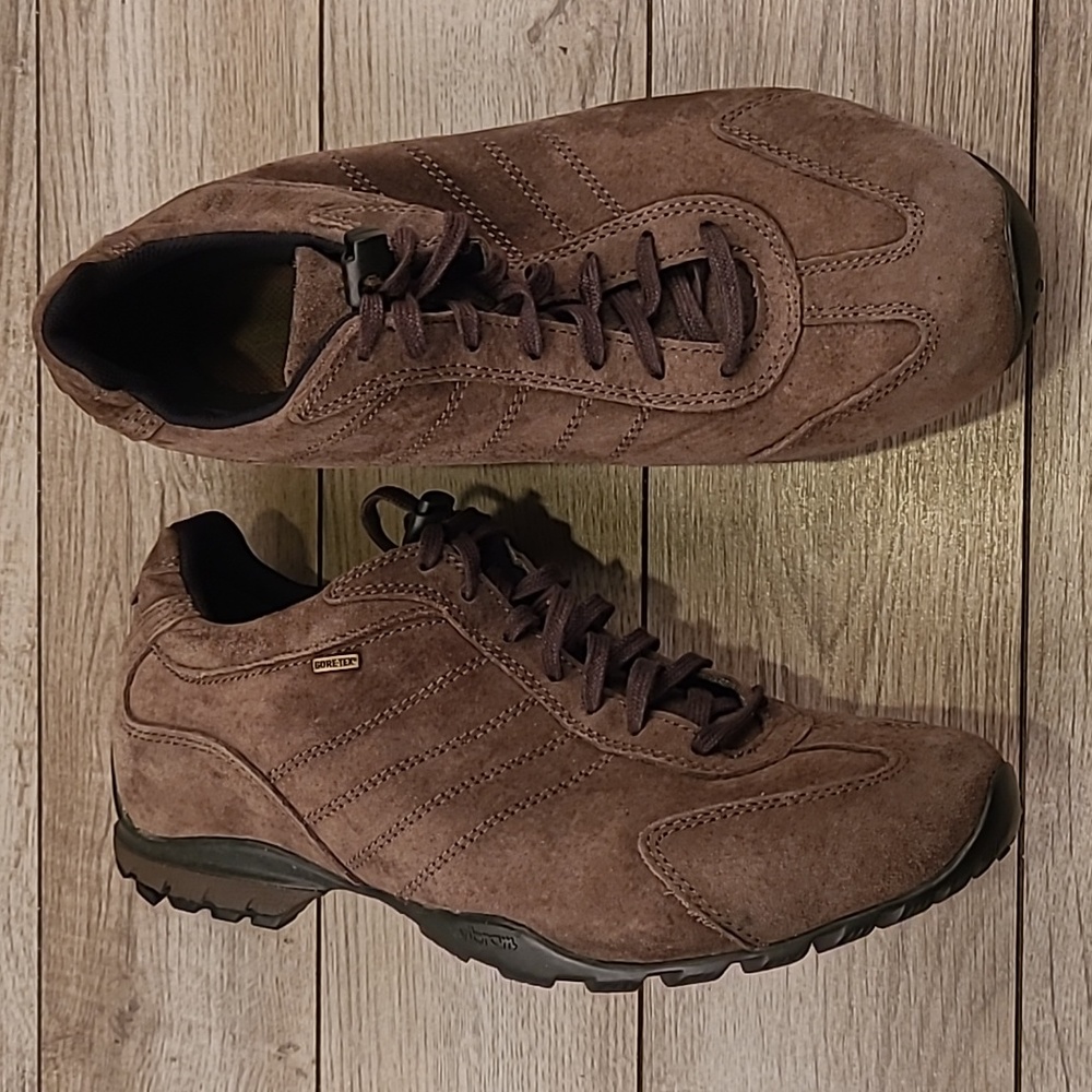 ASOLO Madison GV Brown Suede‎ Leather Vibram Sz 10 Mens Hiking Lace Boots Shoes